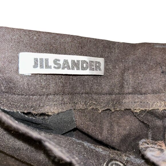 jil Sander charcoal wool dress pants 4 - Picture 3 of 4